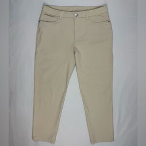 Lululemon Mens ABC Classic Fit 5 Pocket Pants 33 x 28 Warpstreme Beige C3